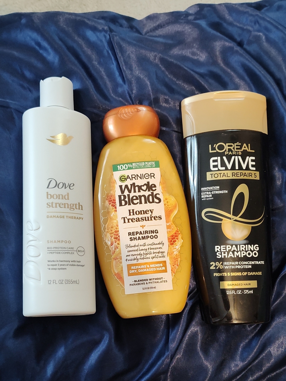 Bundle Garnier Whole Blends + Dove Bond Strength + Elvive